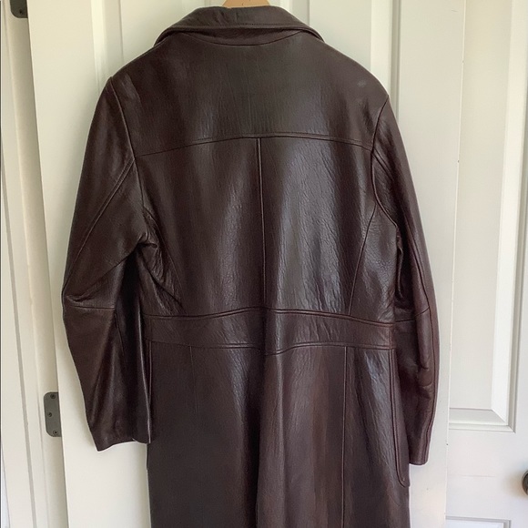 Reilly Olmes  Genuine Leather Brown Womens Coat L - Picture 8 of 14
